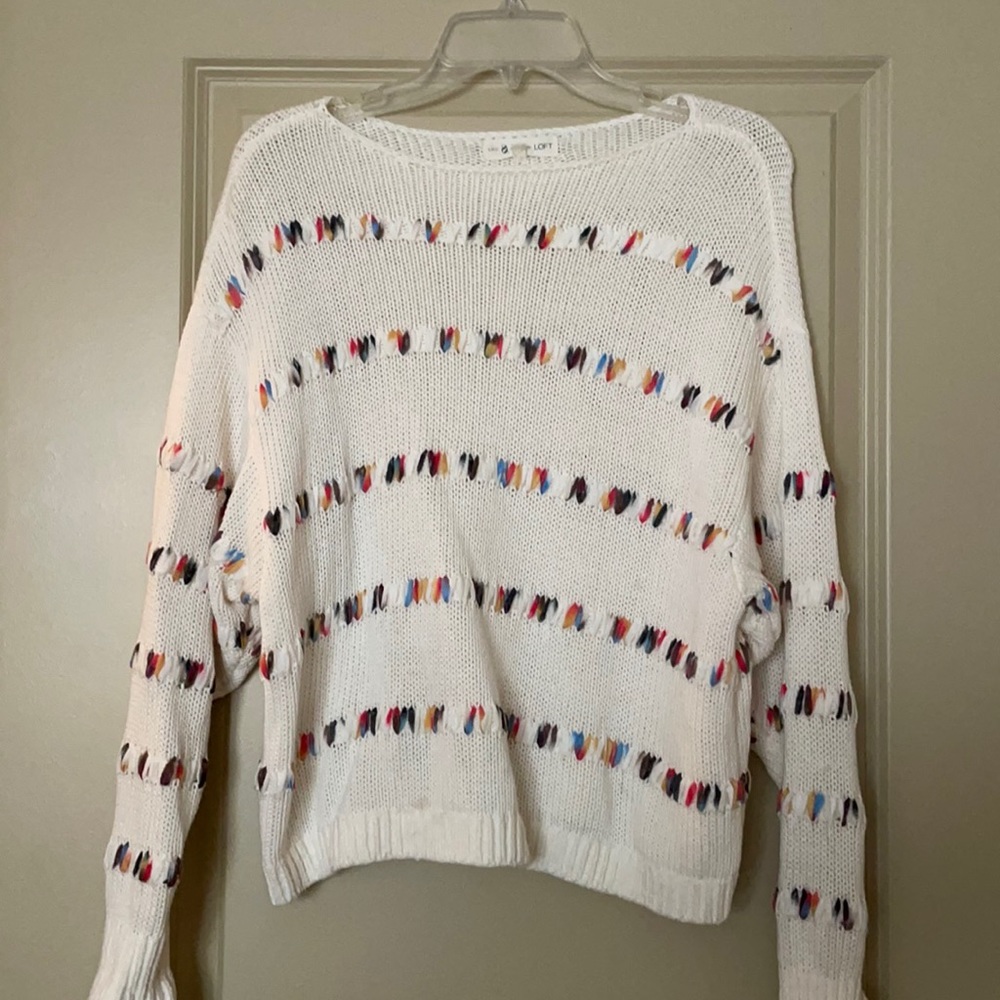 Lou & Grey Stitched Boat Neck Sweater